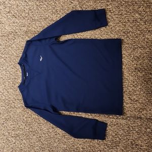 Everlast Boys Waffle Knit Long-sleeved Shirt Color Navy Blue Size S